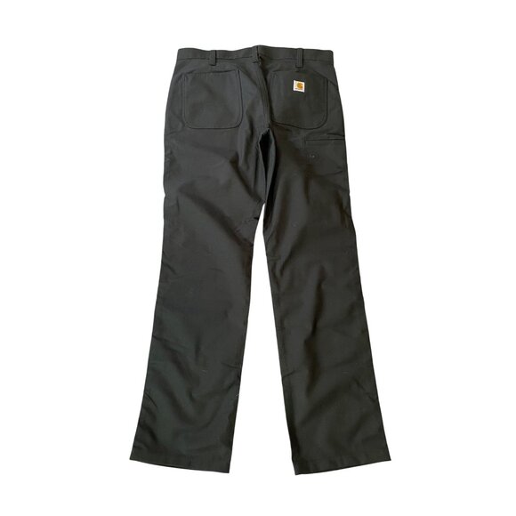 Carhartt Mens Black Relaxed Fit Pants 36X34 Cotton/Polyester Blend - Picture 2 of 12